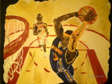 印象派 Painting - バスケットボール 07 印象派